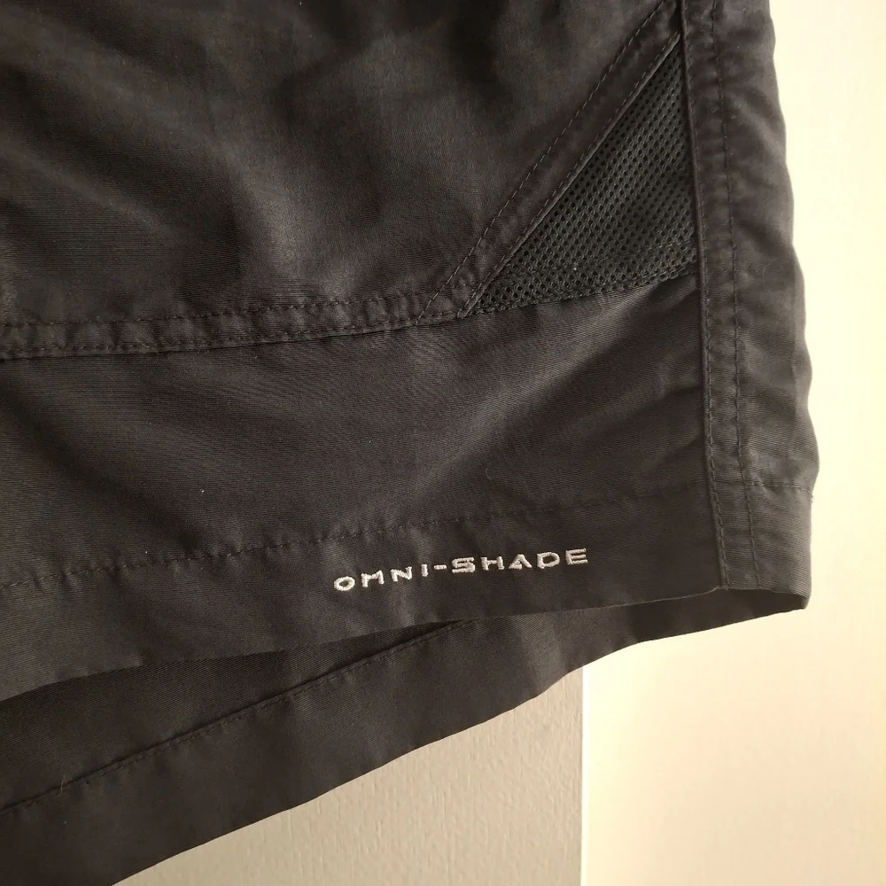 Columbia PFG Omni-Shade Men's Nylon Black Cargo Shorts
